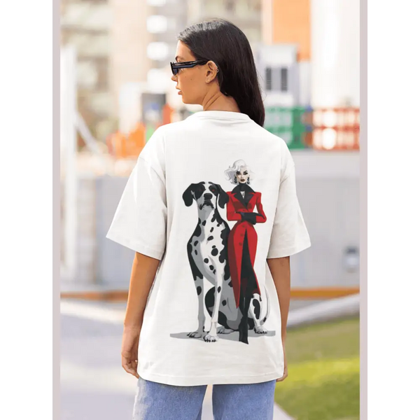 Ville Oversized T Shirt for a Wicked Soul and Casual Wardrobe Effortlessly - White / XS - Oversized T-shirt