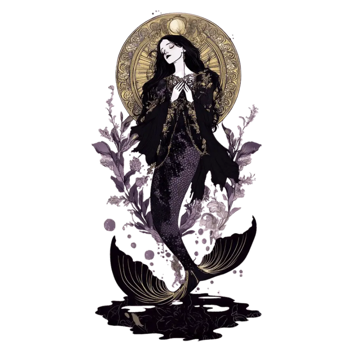 Gothic Style Unisex Oversized Tee Shadows Whisper - T-Shirt