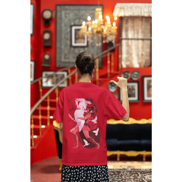 Olympian Threads Unisex Oversized T-Shirt Greek God - T-Shirt